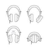 Audio Technica ATH-M30X, Closed-back dynamic monitor headphones