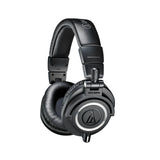 Audio Technica ATH-M50X, Closed-back dynamic monitor headphones, detachable cables, black