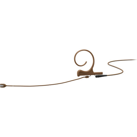 DPA 4166-OC-F-C00-ME, d:fine™ CORE 4166 Slim Omni Flex Earset Mic, 90 mm Boom, Brown, MicroDot, Headset Over-ear Microphone for Live Production and Churches