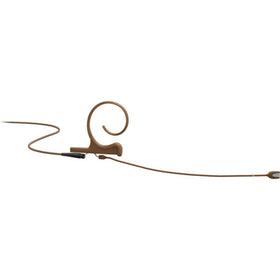 DPA 4166-OC-F-C00-ME, d:fine™ CORE 4166 Slim Omni Flex Earset Mic, 90 mm Boom, Brown, MicroDot, Headset Over-ear Microphone for Live Production and Churches