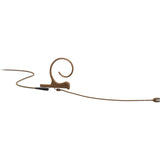 DPA 4166-OC-F-C00-ME, d:fine™ CORE 4166 Slim Omni Flex Earset Mic, 90 mm Boom, Brown, MicroDot, Headset Over-ear Microphone for Live Production and Churches