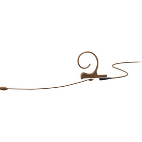 DPA 4188-DC-F-C34-LE, d:fine™ CORE 4188 Slim Directional Flex Earset Mic, 120 mm Boom, Brown, Mini-Jack, Headset Over-ear Microphone for Live Production and Churches