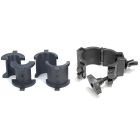 Chauvet DJ, CLP-10 Light Duty Adjustable O-Clamp, Made of ABS plastic which won’t scuff, scratch or dent truss