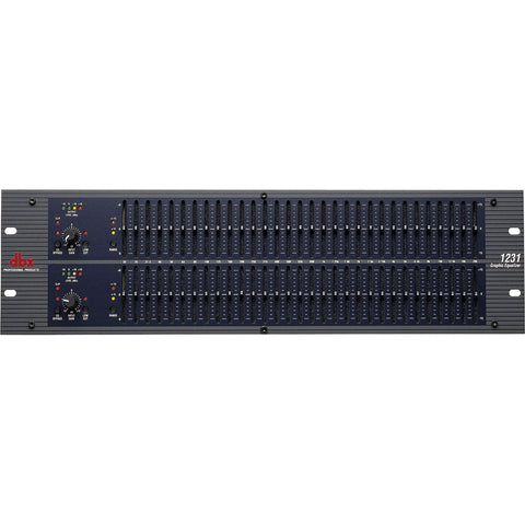 DBX 12 Series - Dual 31 Band Graphic Equalizer 1231