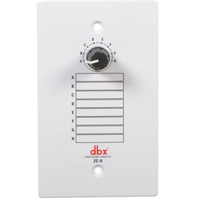 DBX Wall Mounted 8 Position Zone Controller ZC-9