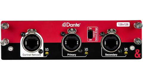 Allen Heath DL-DANTE64-A DL-DANTE128-A Dante Front