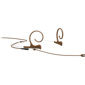 DPA 4188-DC-F-C00-MH, d:fine™ CORE 4188 Slim Directional Flex Headset Mic, 100 mm Boom, Brown, MicroDot, Headset Over-ear Microphone for Live Production and Churches