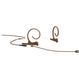 DPA 4188-DC-F-C00-MH, d:fine™ CORE 4188 Slim Directional Flex Headset Mic, 100 mm Boom, Brown, MicroDot, Headset Over-ear Microphone for Live Production and Churches