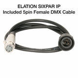 Elation SIXPAR 200IP dmx female cable