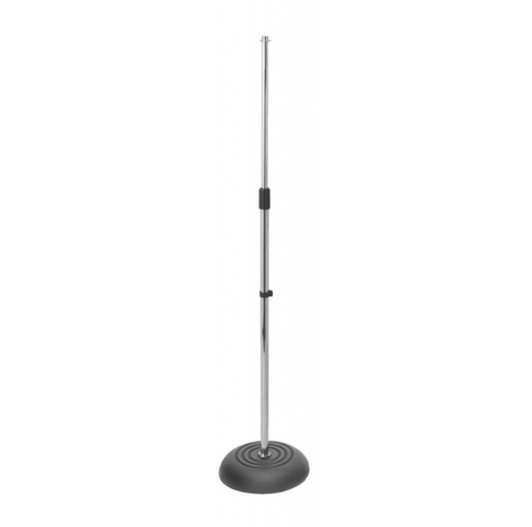 OnStage MS7201C Round Base Mic Stand (Chrome)