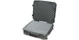 SKB 3i-2421-7BC Left Angle (Open) View with Cubed Foam