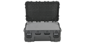 SKB 3R4024-18B-L Front View with Layered Foam