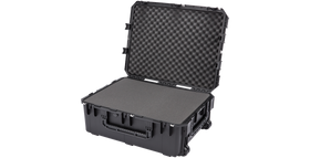 SKB 3i-2922-10BC Left Angle Open View with Cubed Foam