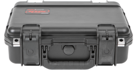 SKB 3i-1510-4B-E Showing Grip handle, trigger release latch system, 2 stainless locking loops