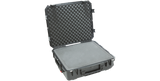 SKB 3i-2421-7BC Right Angle (Open) View with Cubed Foam