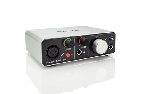 Focusrite	iTrack Solo-Lightning Right Angle ViewFocusrite	iTrack Solo-Lightning