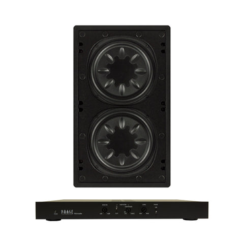 Soundtube IW210-A KIT, PhaseTech 10" In-Wall Subwoofer with P350 AMP