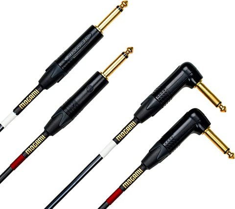 Mogami GOLD-KEY-S-06R / GOLD-KEY-S-10R / GOLD-KEY-S-15R / GOLD-KEY-S-20R Stereo Keyboard Cables (Pair, 6'/10'/15'/20')
