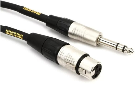 Mogami MCP SXF 05 / MCP SXF 10 / MCP SXF 20 CorePlus XLR Female to TRS Male Cable
