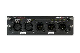 Allen Heath M-DL-AES4I6O-A AES3 on front