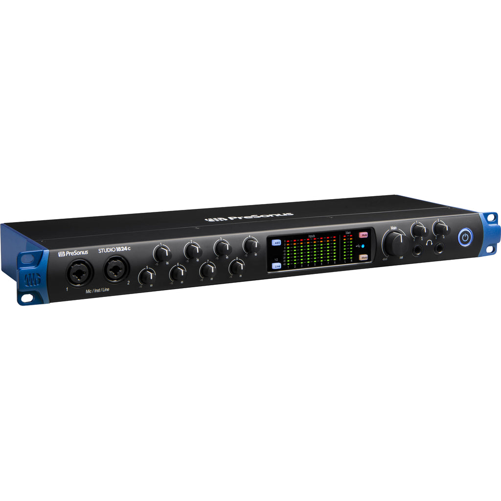 Presonus Studio 1824c 18X24 USB-C / 24-bit/192kHz, w/8 Mic inputs, ADA