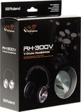 Roland RH-300V, V-Drums stereo Headphones, Optimized for personal monitoring while playing V-Drums