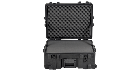 SKB 3R2217-10B-CW Front View with Cubed Foam (Open)