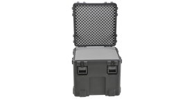 SKB 3R2727-27B-L Front View Open with Layered Foam