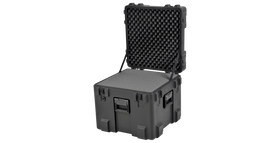 SKB 3R2222-20B-C Left Angle View with Cubed Foam