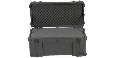 SKB 3R3214-15B-CW Front View with Cubed Foam