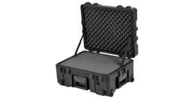 SKB 3R2217-10B-CW Left Angle View with Cubed Foam (Open)