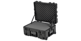 SKB 3R2217-10B-CW Left Angle View with Cubed Foam (Open)