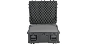 SKB 3R3025-15B-CW Front View Open with Cubed Foam