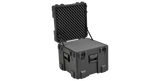 SKB 3R2222-20B-C Right Angle View with Cubed Foam