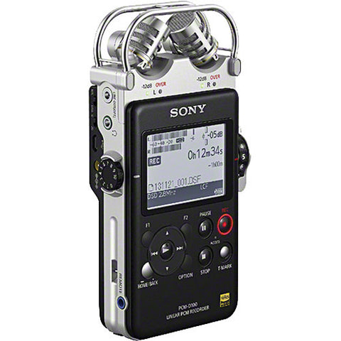 Sony Professional PCM-D100 Angle View