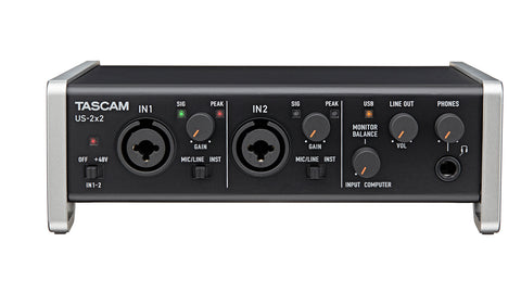 Tascam US-2x2 Front View